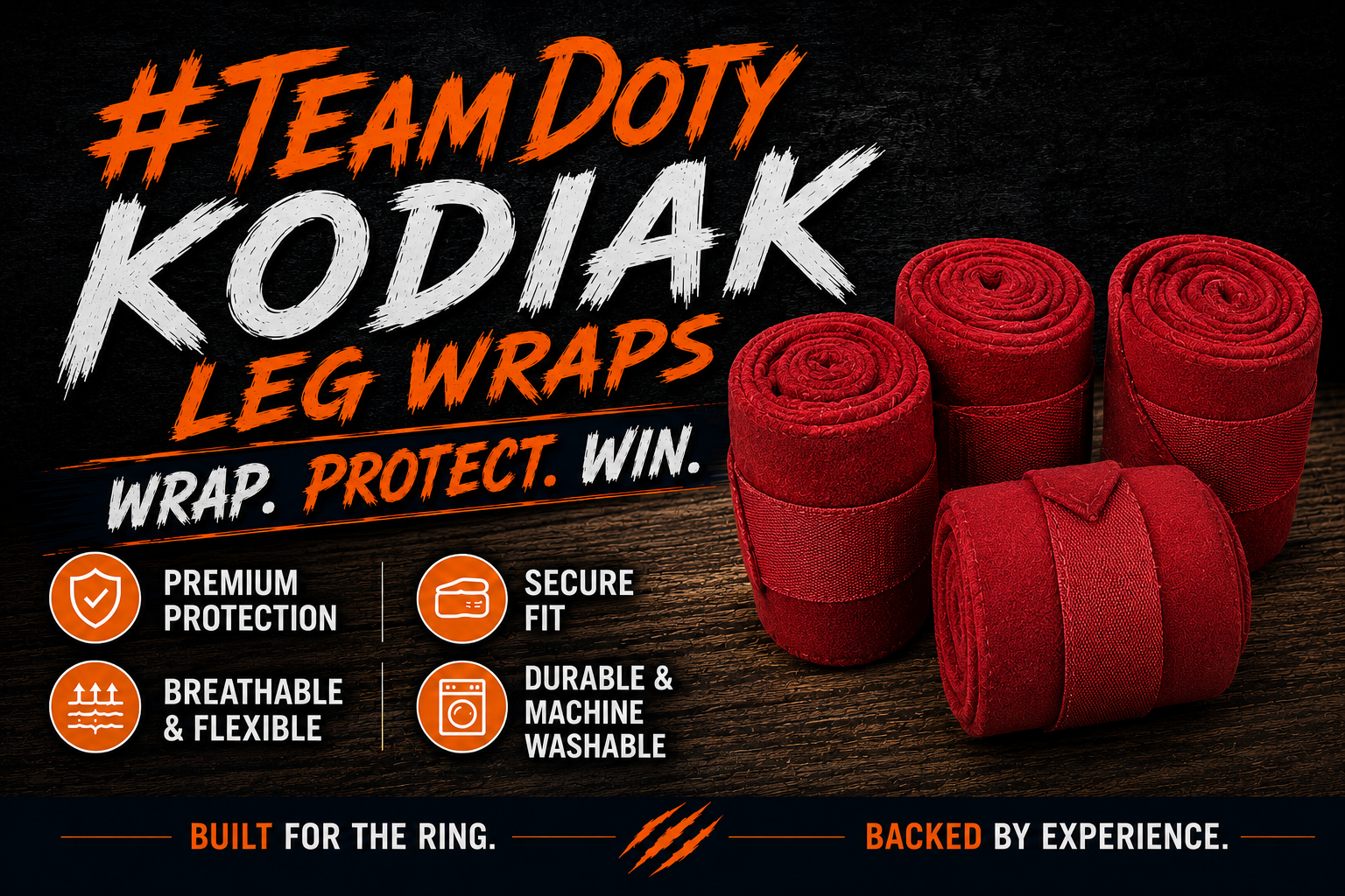#TeamDoty Kodiak Leg Wraps (FREE SHIPPING)
