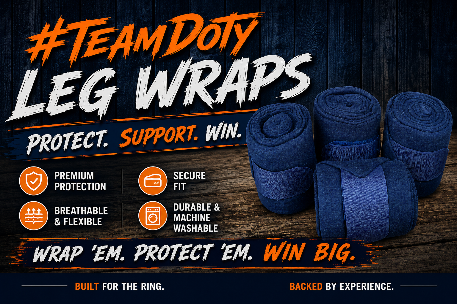 #TeamDoty Leg Wraps (FREE SHIPPING)