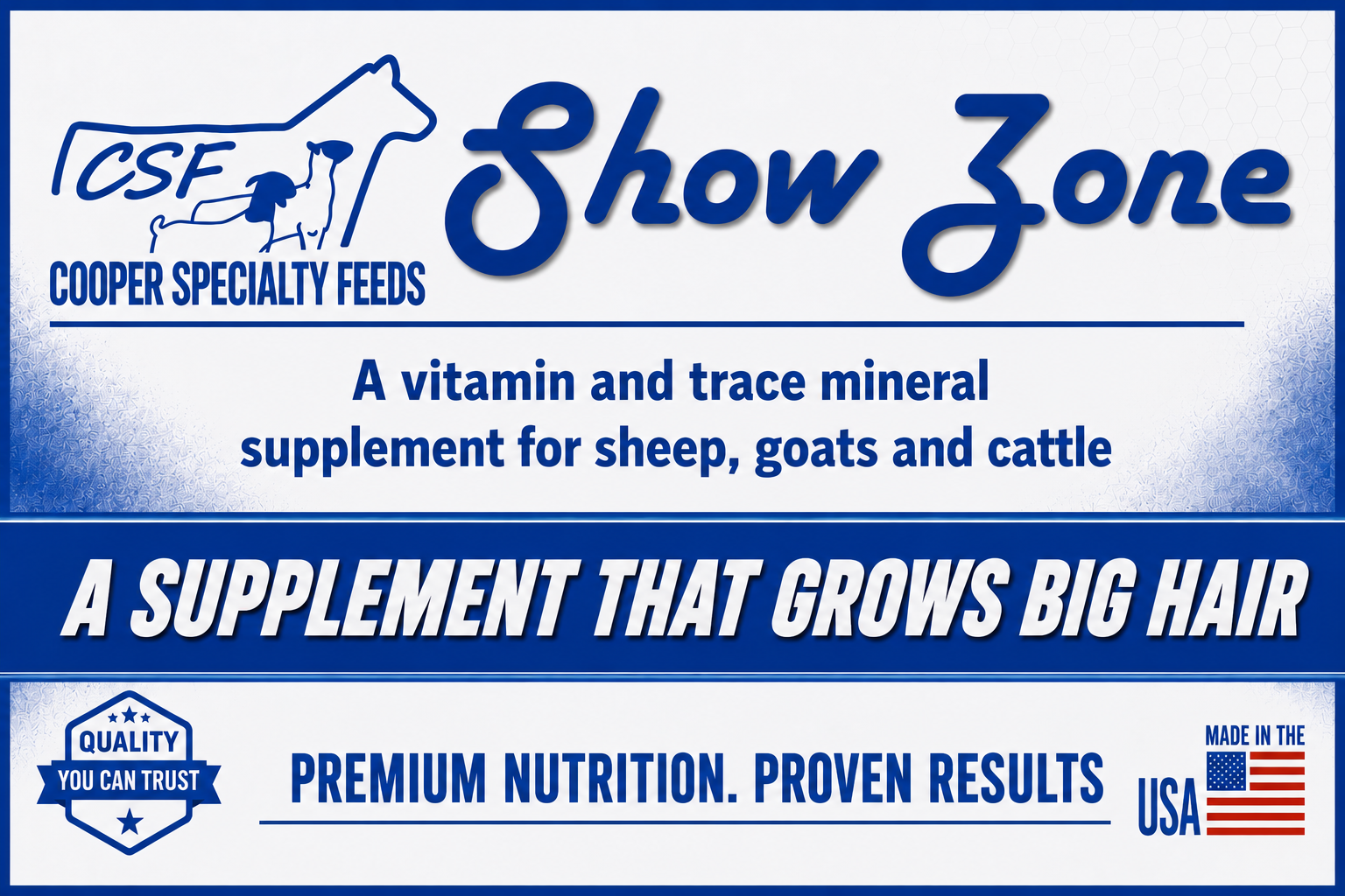 Show Zone Daily Hair Supplement (FREE SHIPPING)